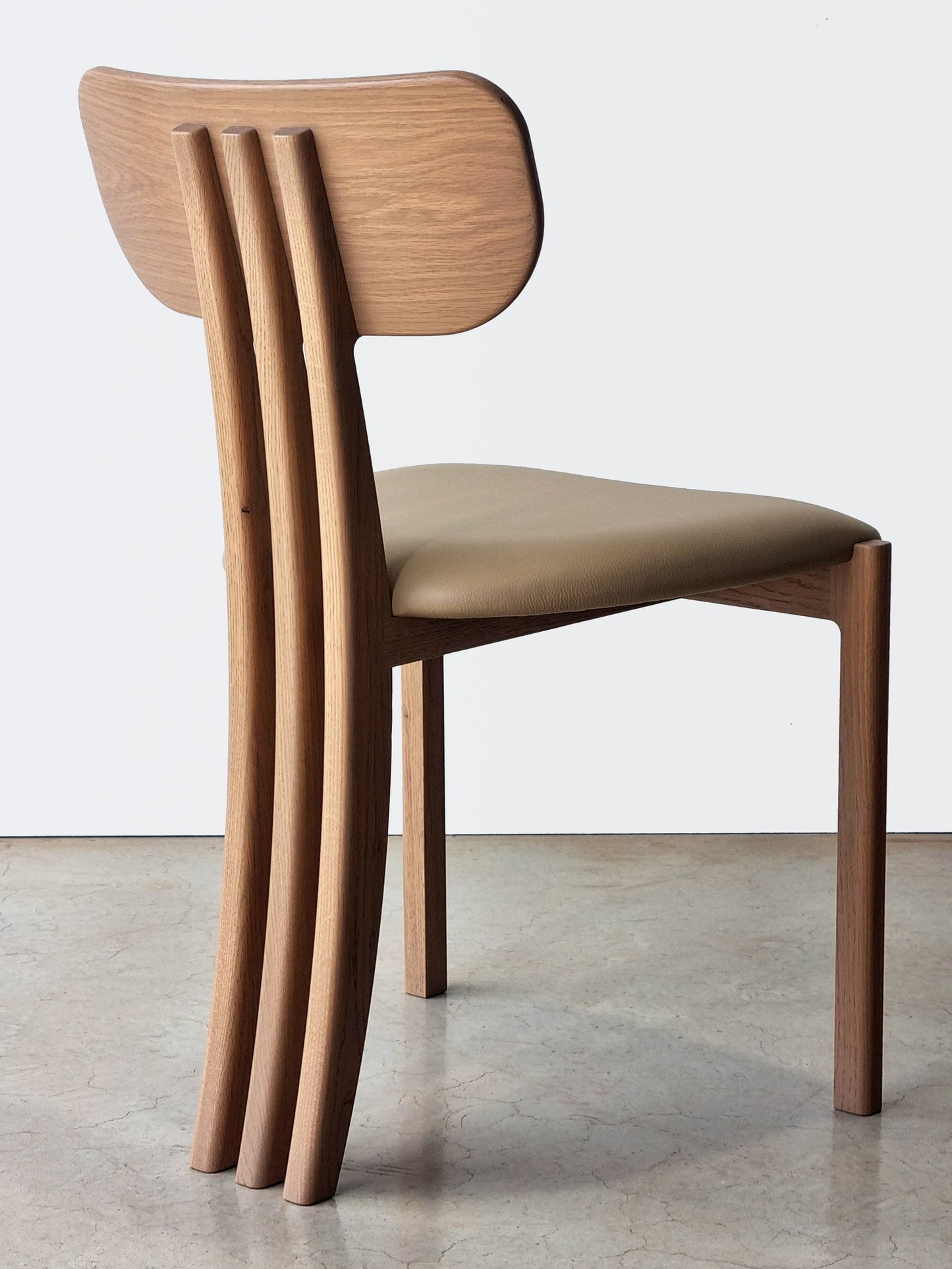 Tulip Chair handcrafted timber chair by Nathan Day Design, made to order – view 4
