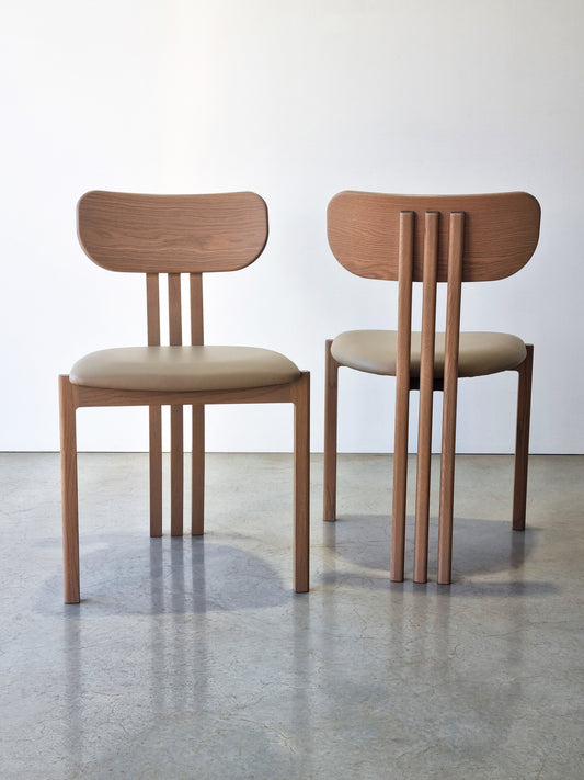 Tulip Chair handcrafted timber chair by Nathan Day Design, made to order – alternate view