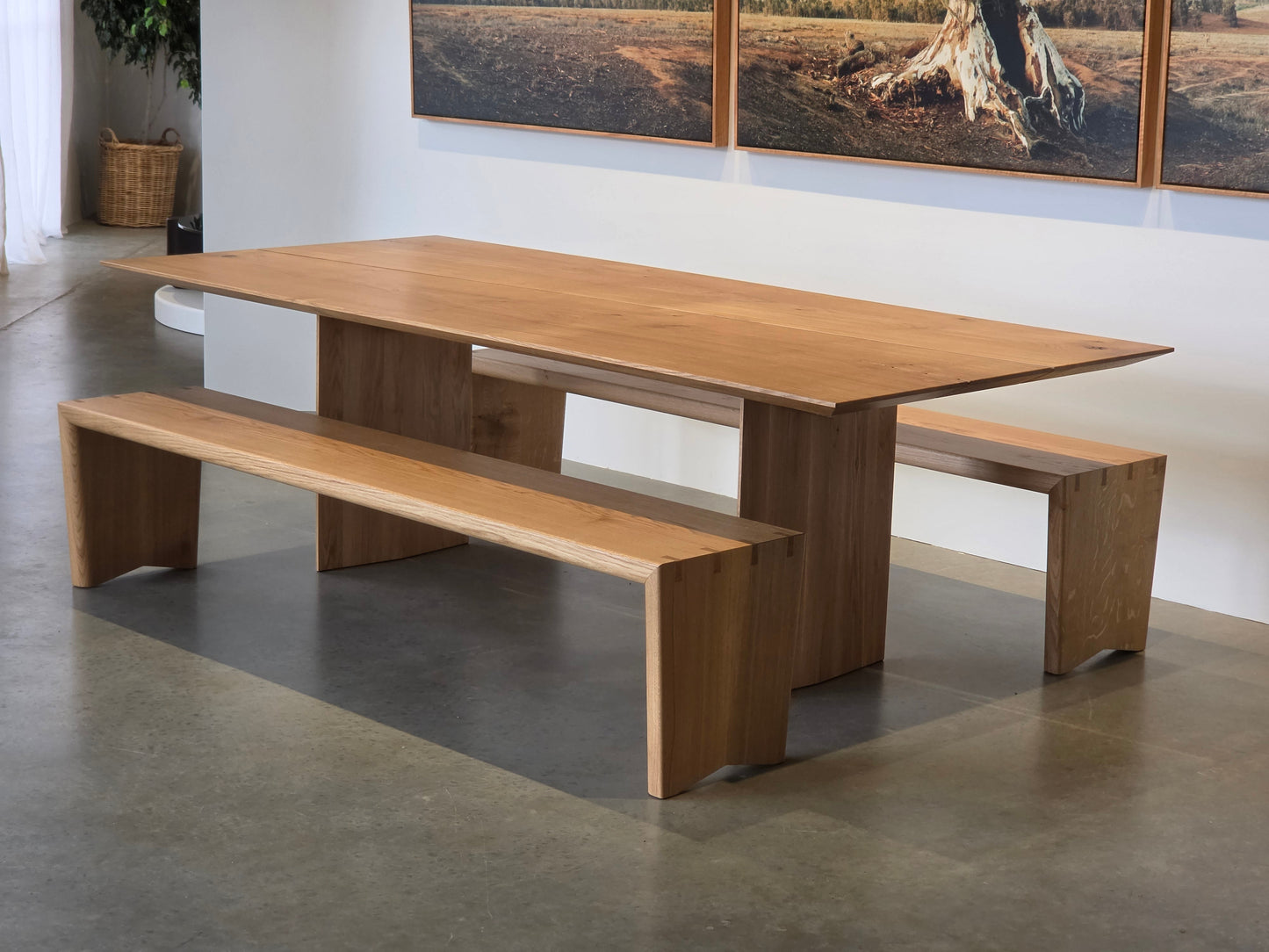 Peak Dining Table bespoke timber dining table by Nathan Day Design – view 5
