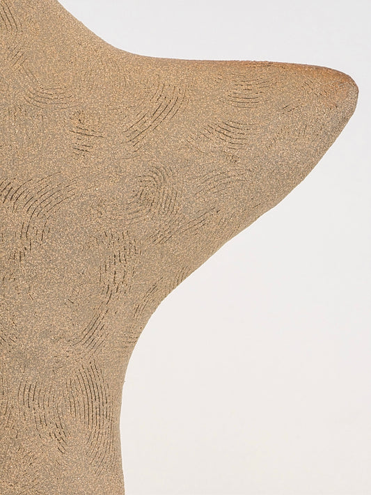 Star ceramic sculpture by Kura Studio, handmade Australian stoneware