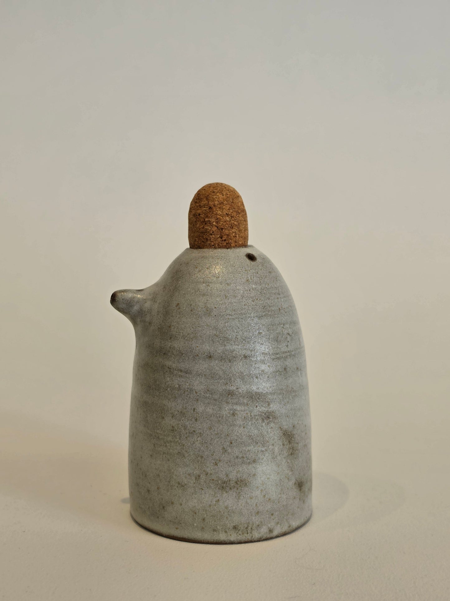 Soy Boy #9 ceramic soy sauce dispenser by Kura Studio, handmade Australian stoneware