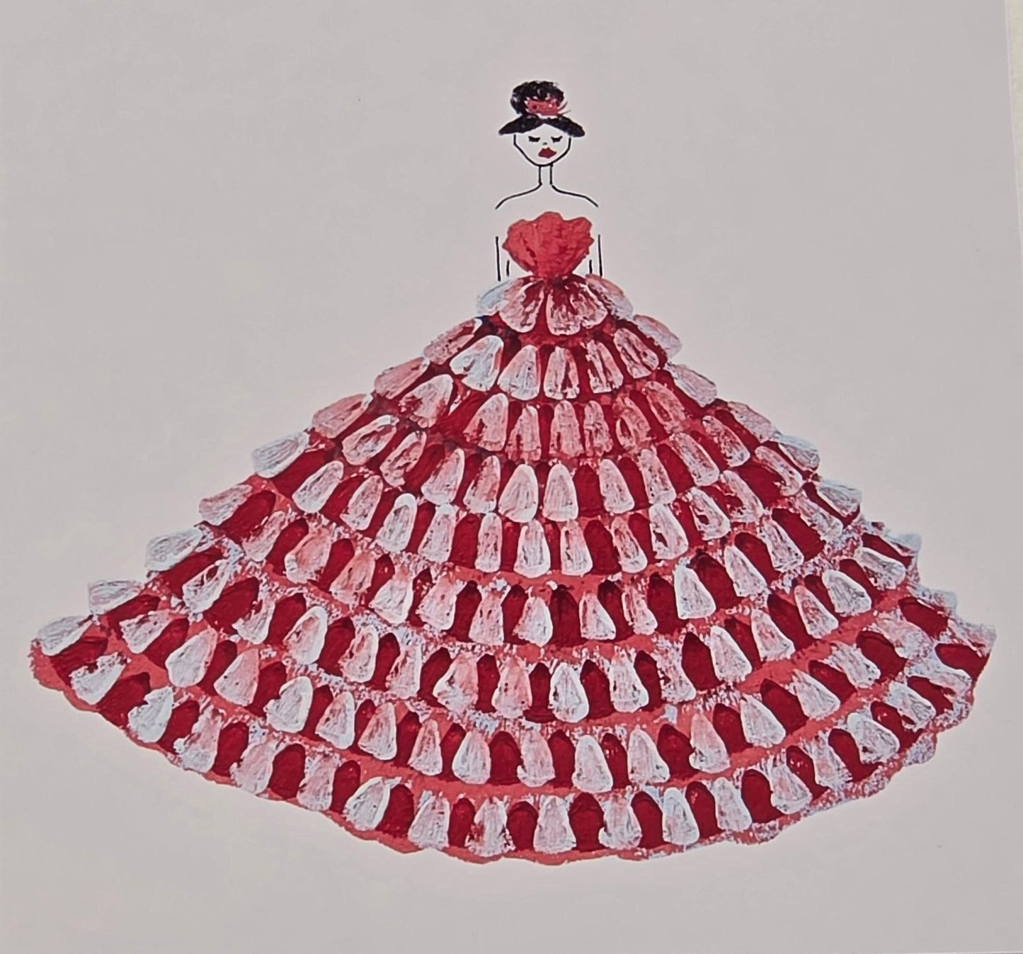 Off To The Ball by Lolah Day, illustrated art greeting card