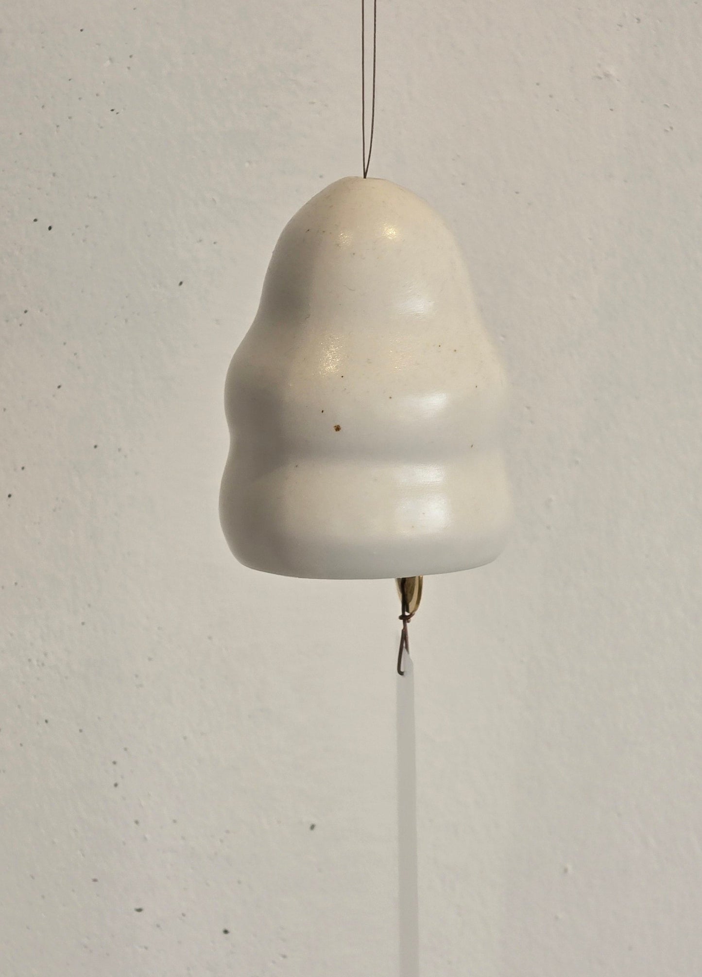 Ceramic wind chime (Angin) by Kura Studio, handmade Australian stoneware garden decor – view 4