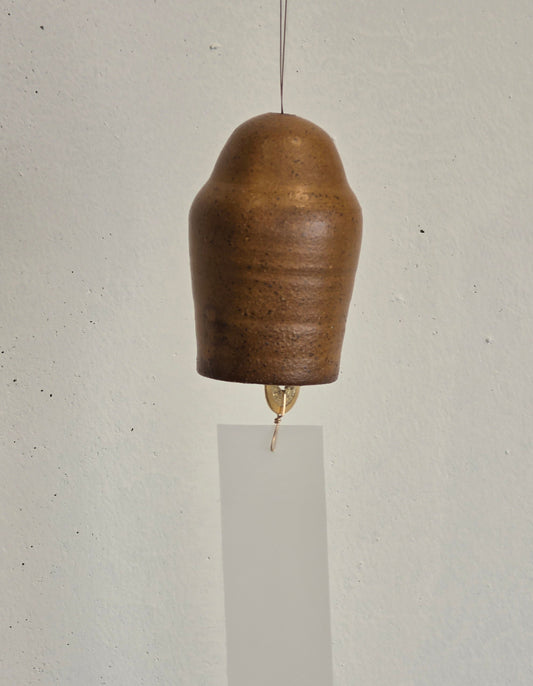 Ceramic wind chime (Angin) by Kura Studio, handmade Australian stoneware garden decor – alternate view