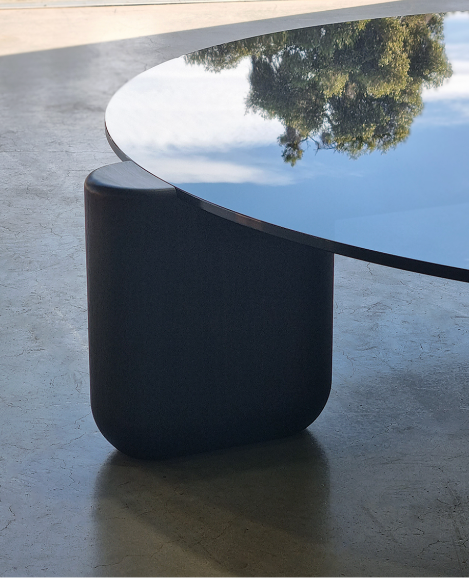 Hippo sculptural timber coffee table by Nathan Day Design – view 5