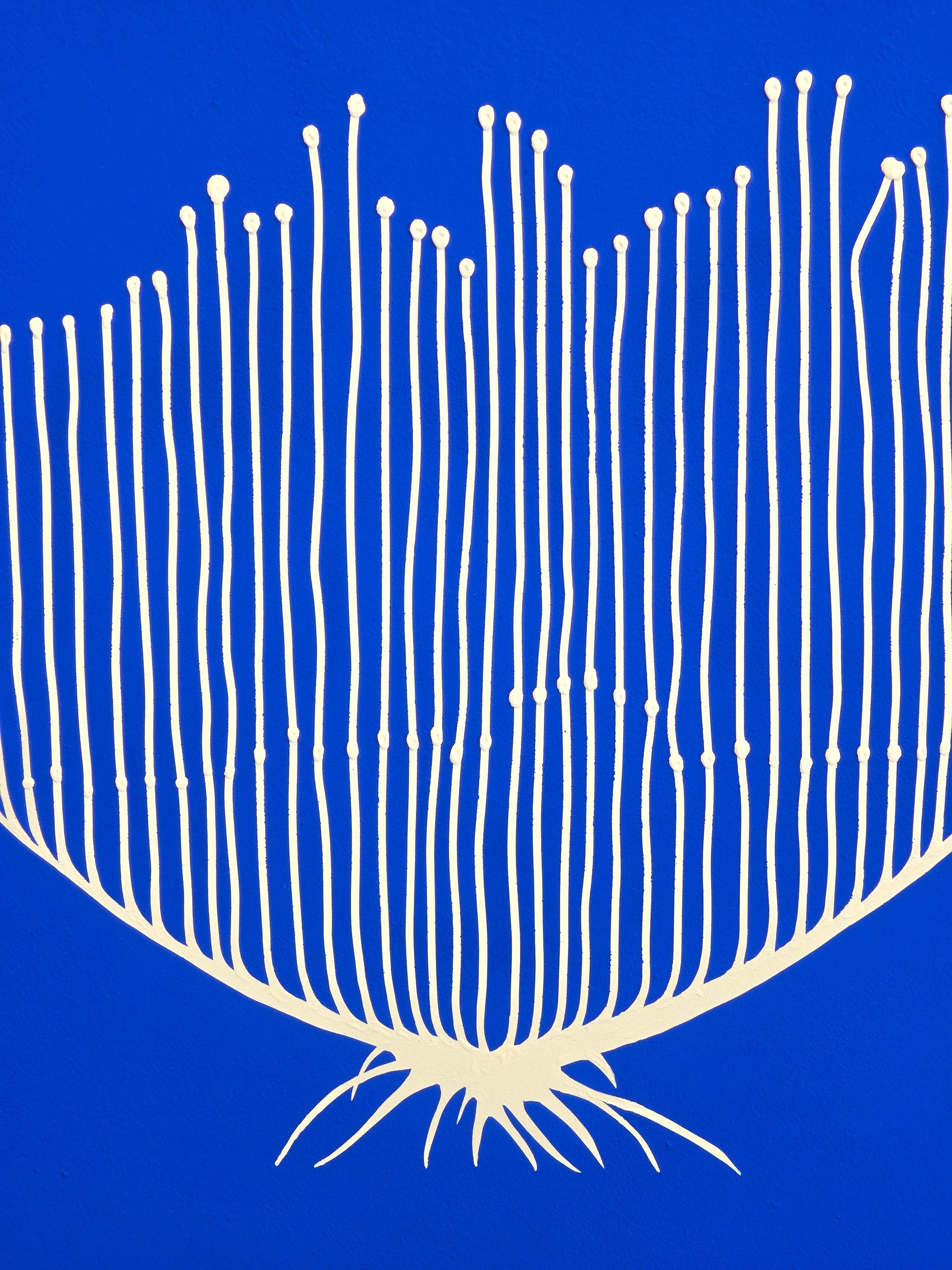 'Deep Sea Heart Sponge #2 (Chondrocladia Lyra)' by Ian Daniel, original Australian artwork – detail