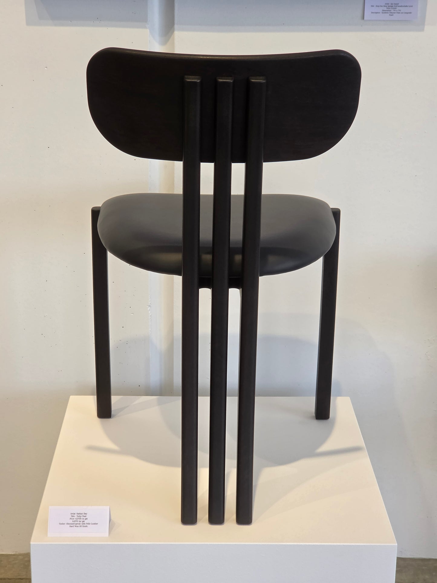 Tulip Chair handcrafted timber chair by Nathan Day Design, made to order – detail