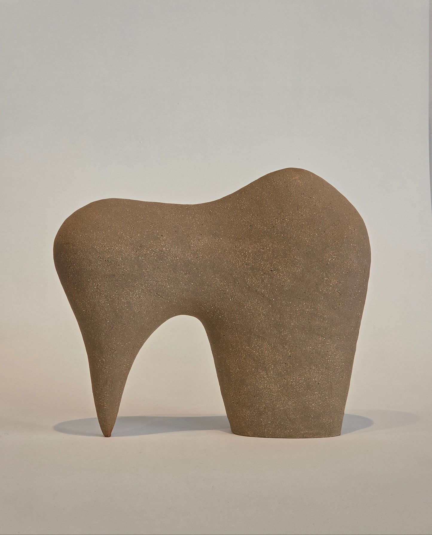 Kiwi ceramic sculpture by Kura Studio, handmade Australian stoneware – alternate view
