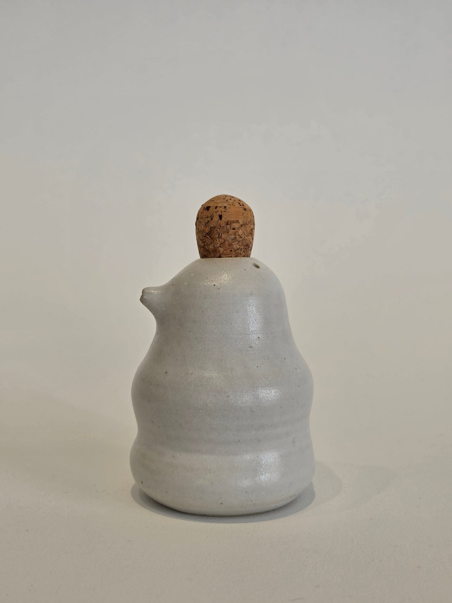 Soy Boy #3 ceramic soy sauce dispenser by Kura Studio, handmade Australian stoneware