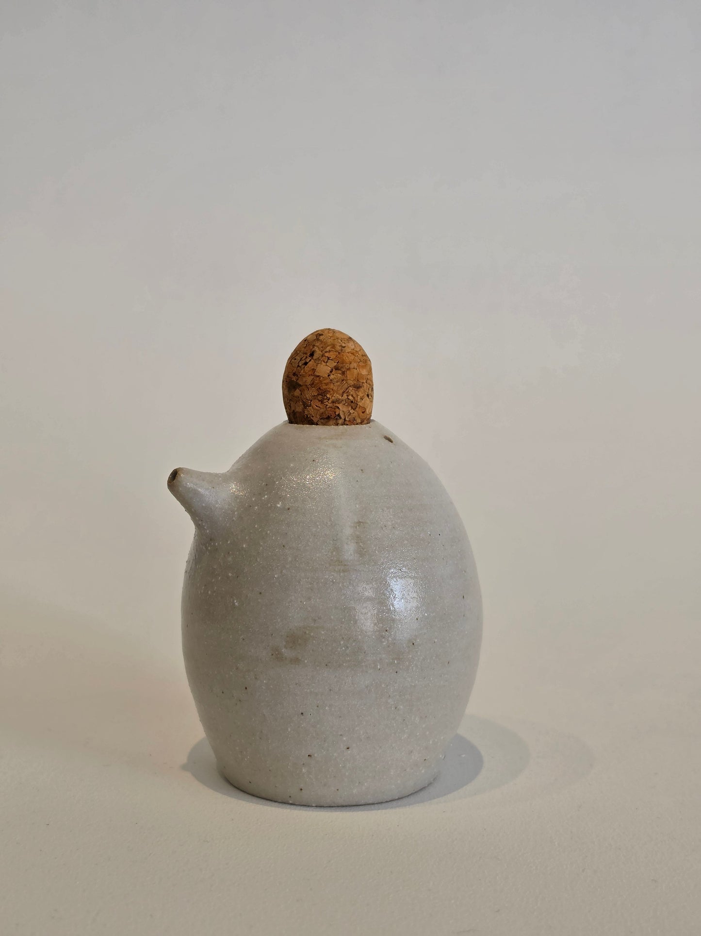 Soy Boy #4 ceramic soy sauce dispenser by Kura Studio, handmade Australian stoneware