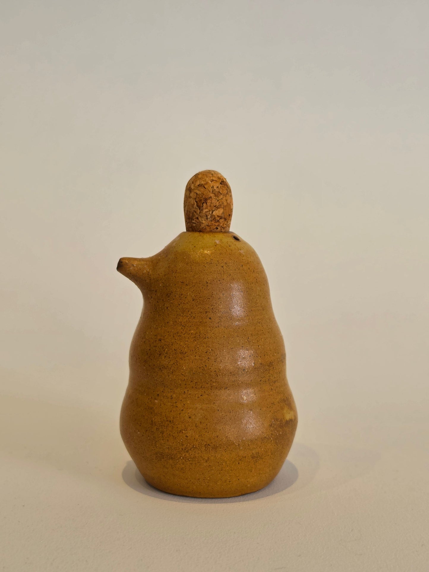 Soy Boy #6 ceramic soy sauce dispenser by Kura Studio, handmade Australian stoneware