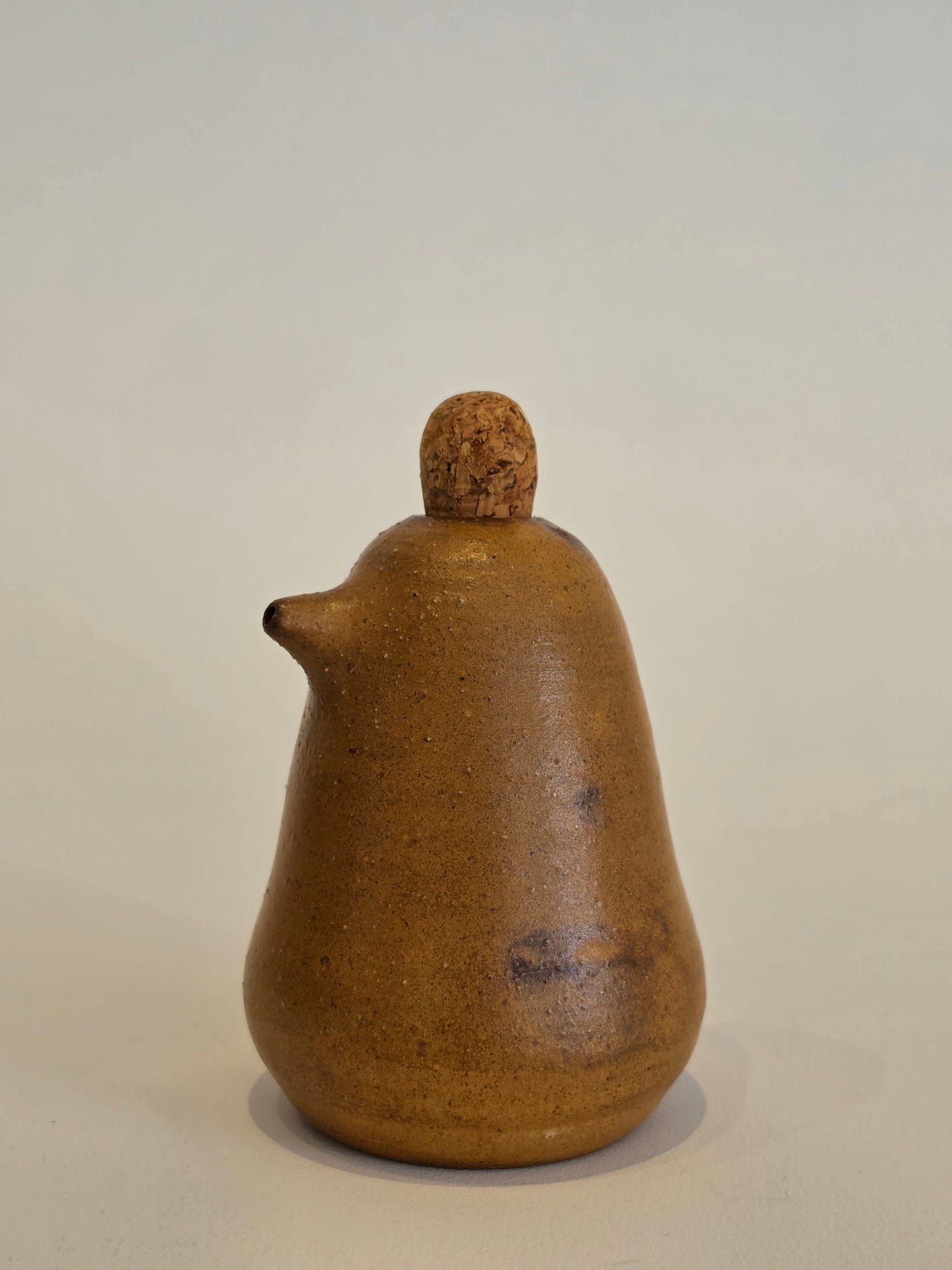 Soy Boy #7 ceramic soy sauce dispenser by Kura Studio, handmade Australian stoneware