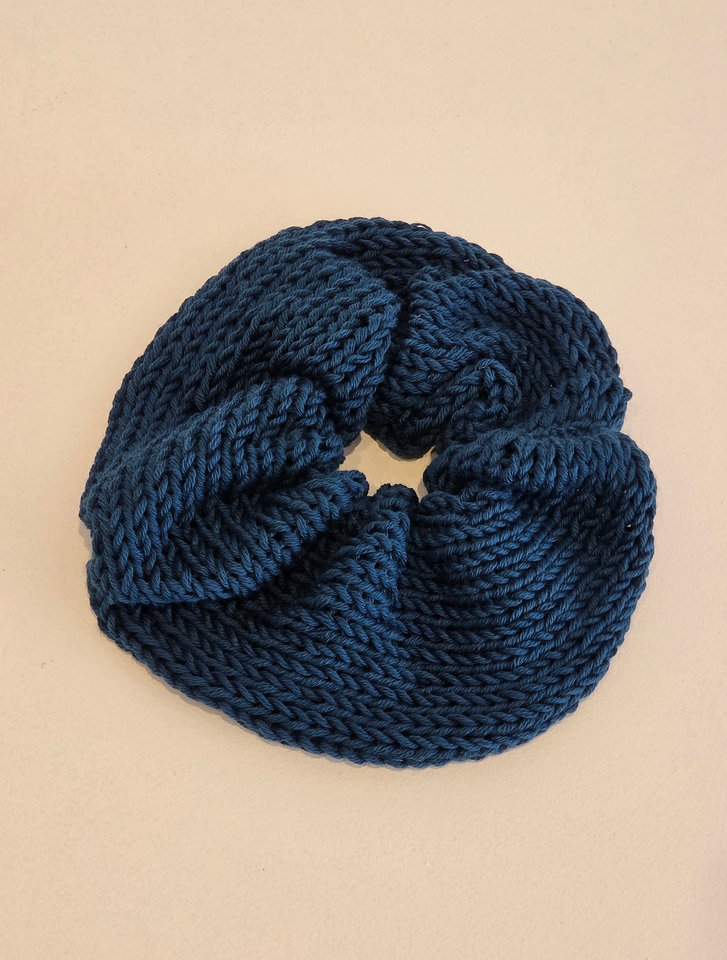 Colourful 100% Italian cotton hair scrunchies, handmade accessories – view 4