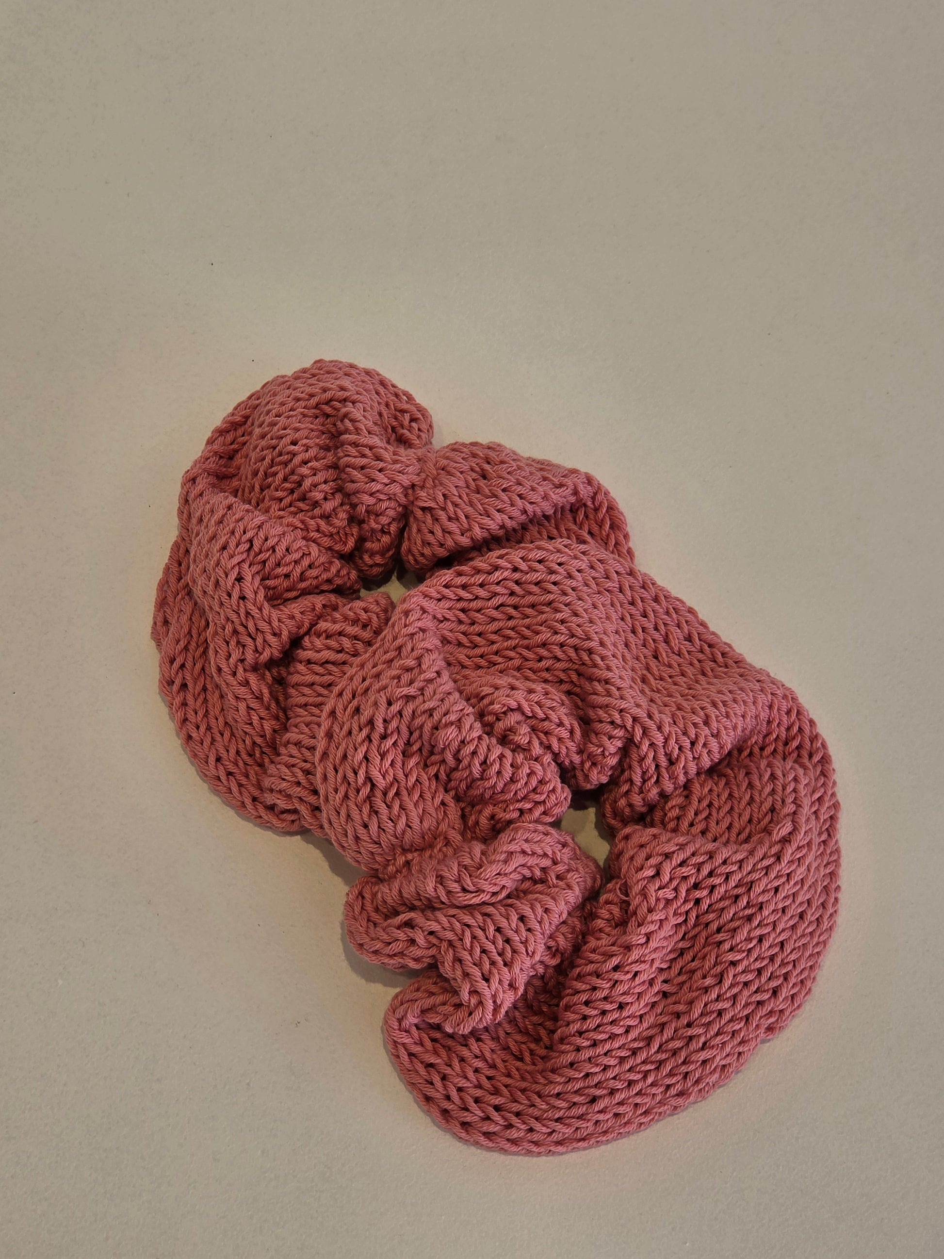 Colourful 100% Italian cotton hair scrunchies, handmade accessories – view 6