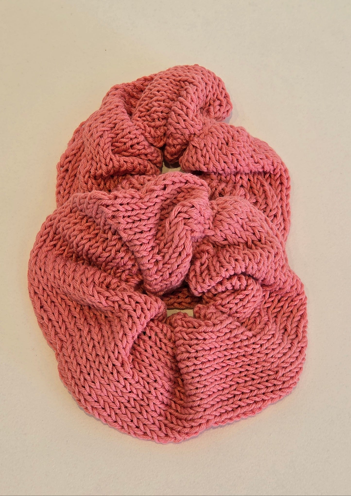 Colourful 100% Italian cotton hair scrunchies, handmade accessories – view 5