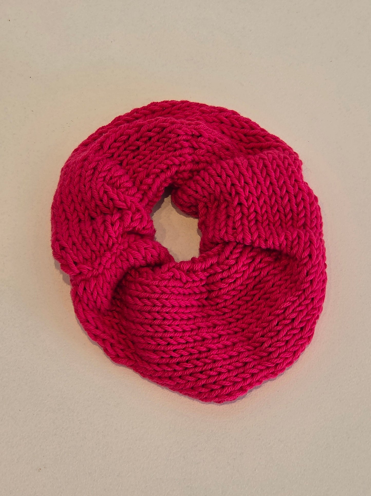 Colourful 100% Italian cotton hair scrunchies, handmade accessories – detail