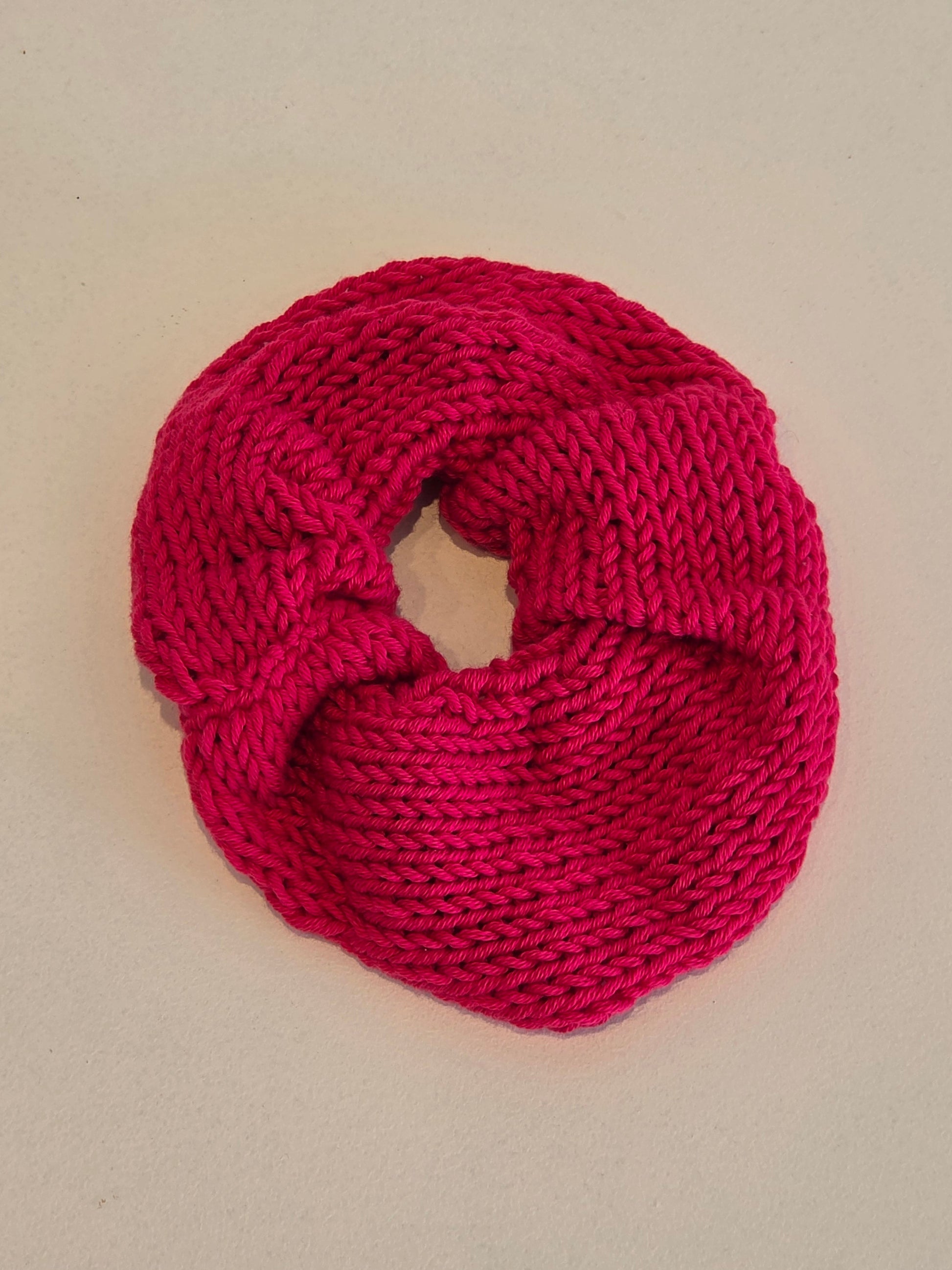 Colourful 100% Italian cotton hair scrunchies, handmade accessories – detail