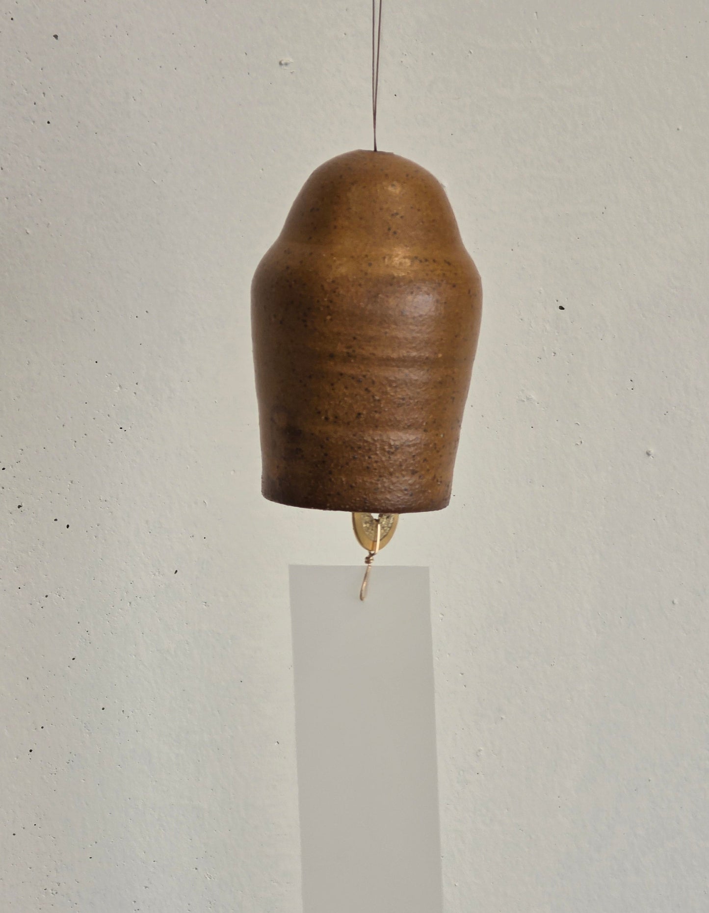 Ceramic wind chime (Angin) by Kura Studio, handmade Australian stoneware garden decor – alternate view