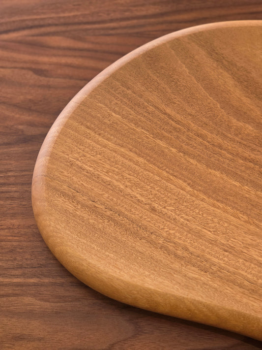 Sculpted Pebble fruit bowl in storm-fallen Tuart by Nathan Day Design