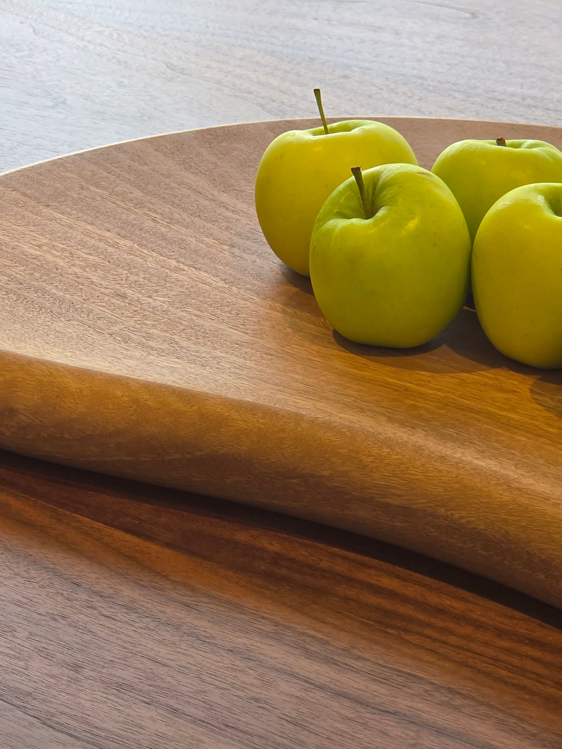 Sculpted Pebble fruit bowl in storm-fallen Tuart by Nathan Day Design – detail