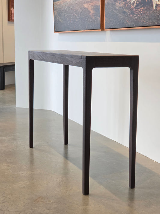 Louis Console table in ebonised Jarrah by Nathan Day Design, designed for Louis Vuitton Perth – alternate view