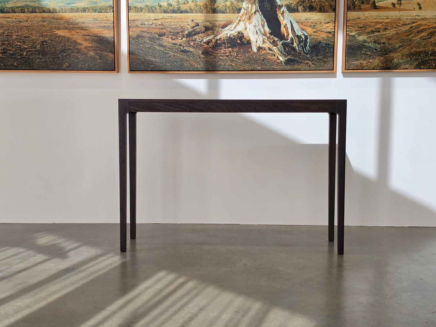 Louis Console table in ebonised Jarrah by Nathan Day Design, designed for Louis Vuitton Perth – view 4