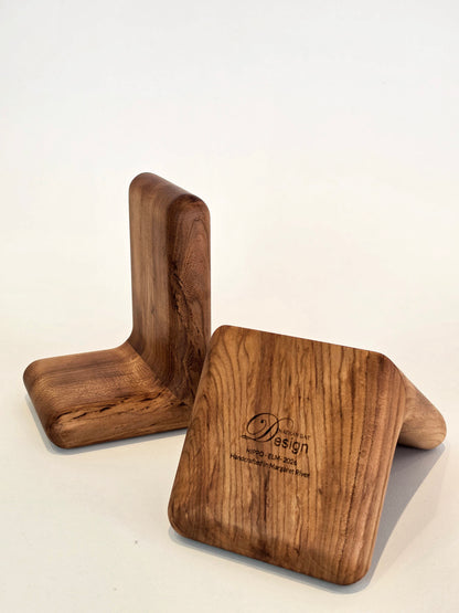 Hippo Book Ends — Elm