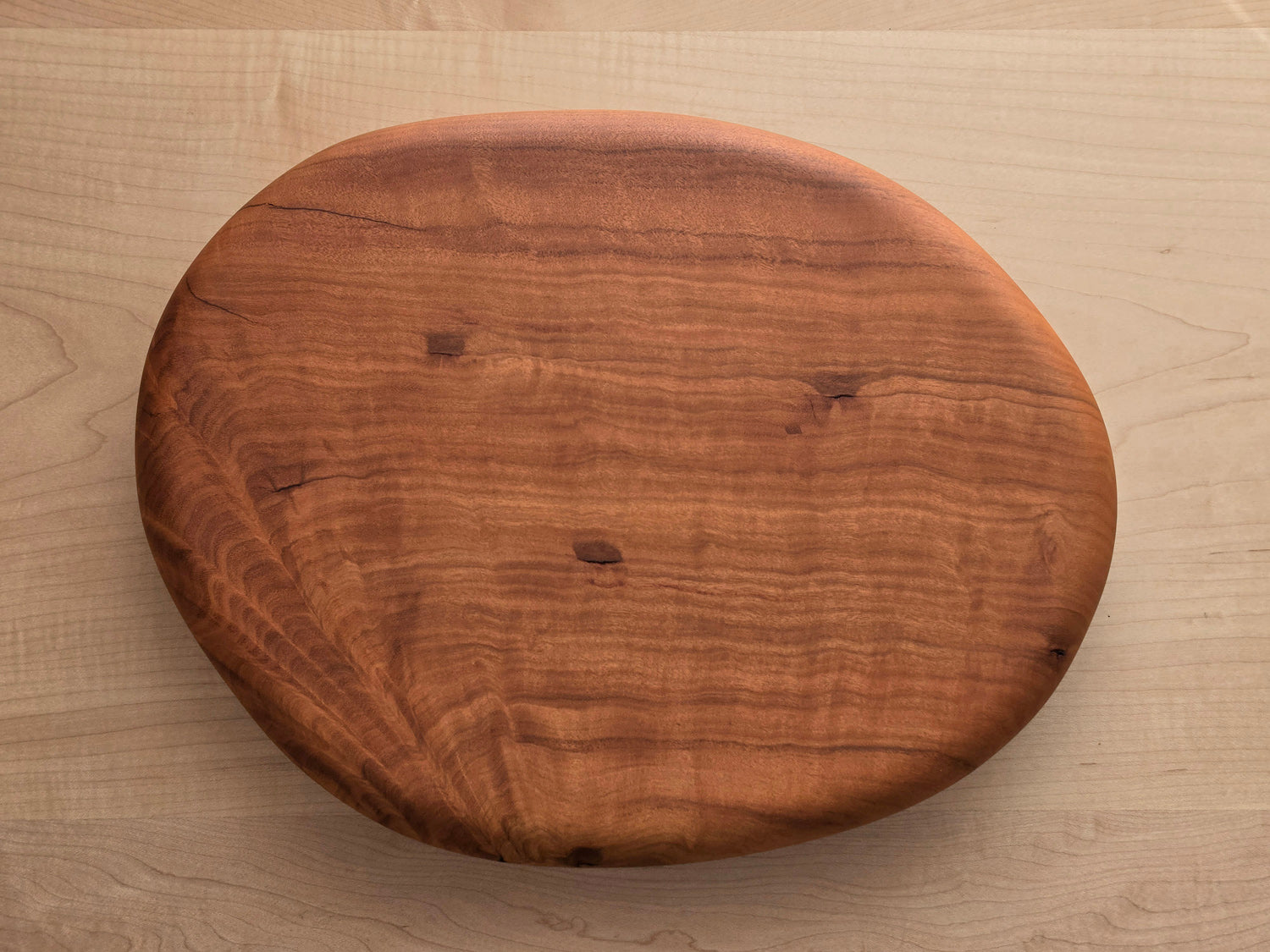 Pebble Board in Wandoo by Nathan Day Design, handcrafted organic timber serving board