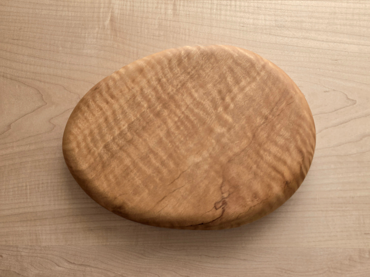 Pebble Board in Blackbutt by Nathan Day Design, handcrafted organic timber serving board