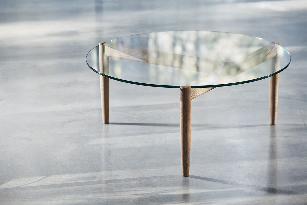 3,2,1 Coffee Table in solid Oak by Nathan Day Design, Australian designer furniture – alternate view