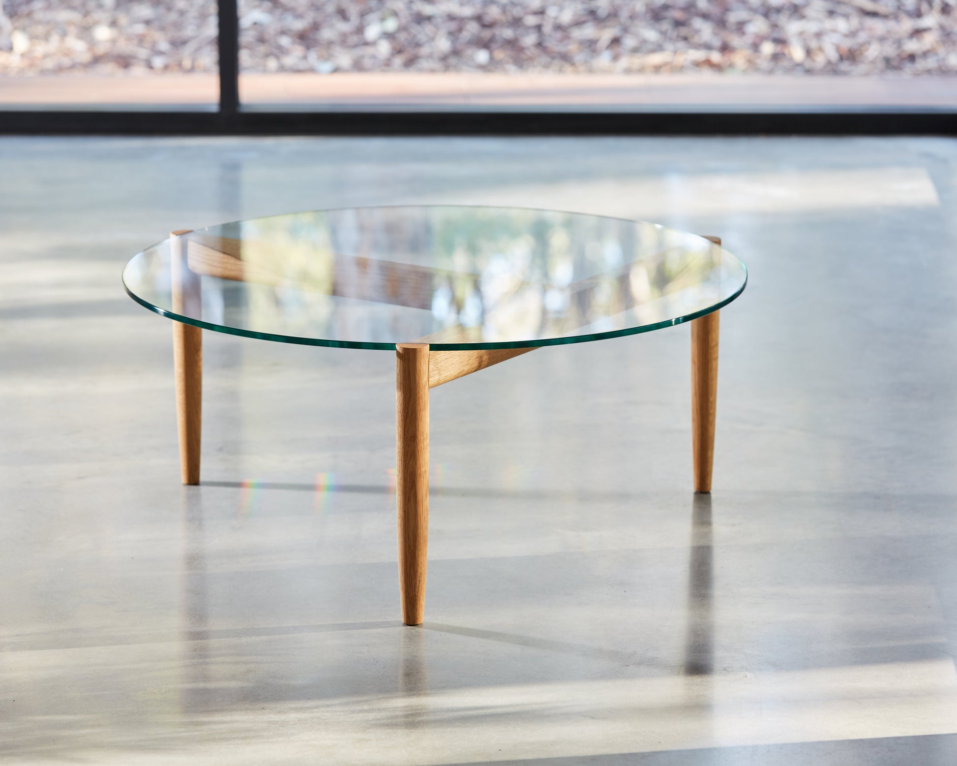3,2,1 Coffee Table in solid Oak by Nathan Day Design, Australian designer furniture – detail