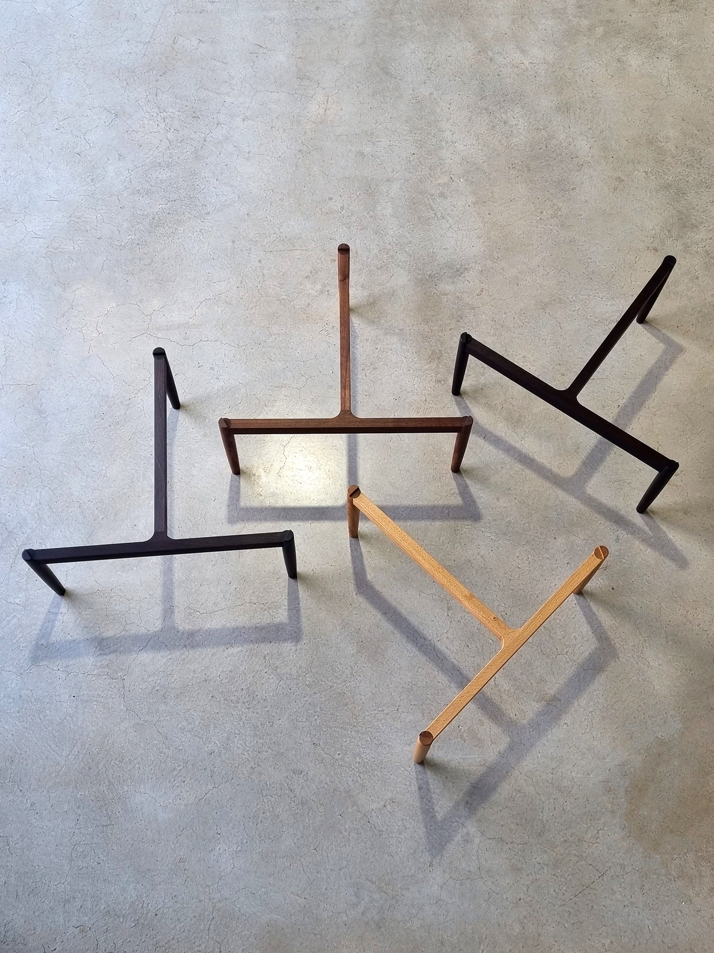 3,2,1 Coffee Table in solid Oak by Nathan Day Design, Australian designer furniture