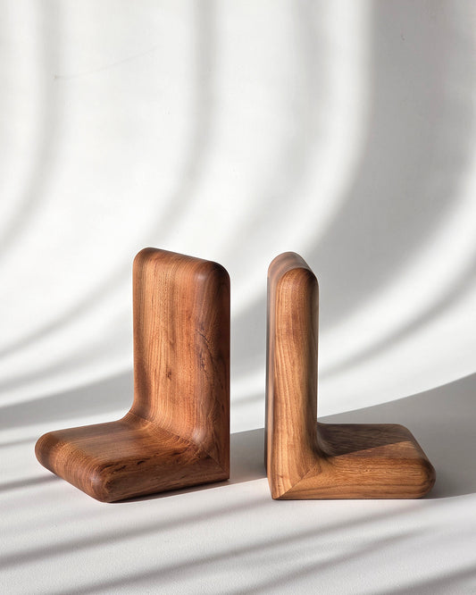 Hippo Book Ends — Elm