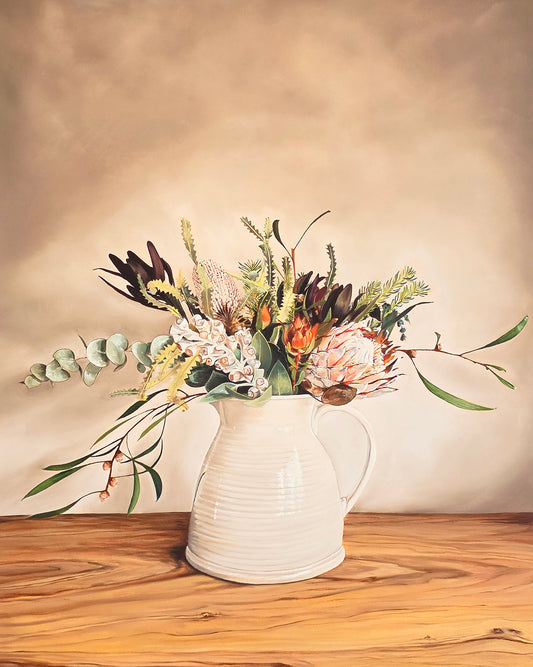 Ageless Beauty by Heidi Emma, stretched canvas print