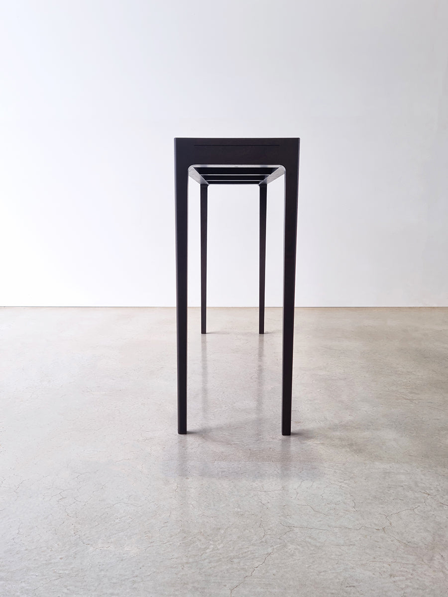 Louis Console table in ebonised Jarrah by Nathan Day Design, designed for Louis Vuitton Perth