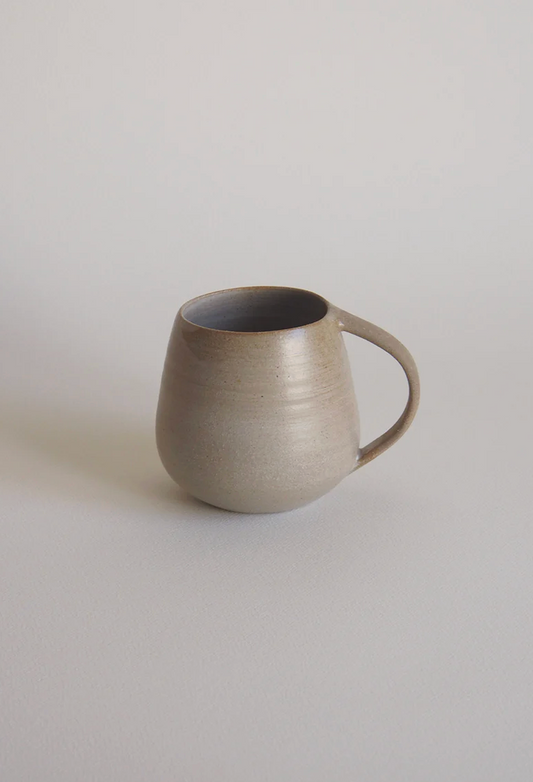 Mellow Mug soft rounded handmade stoneware mug by Kura Studio – alternate view