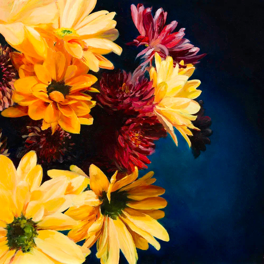 Moody Blooms by Heidi Emma — close up detail